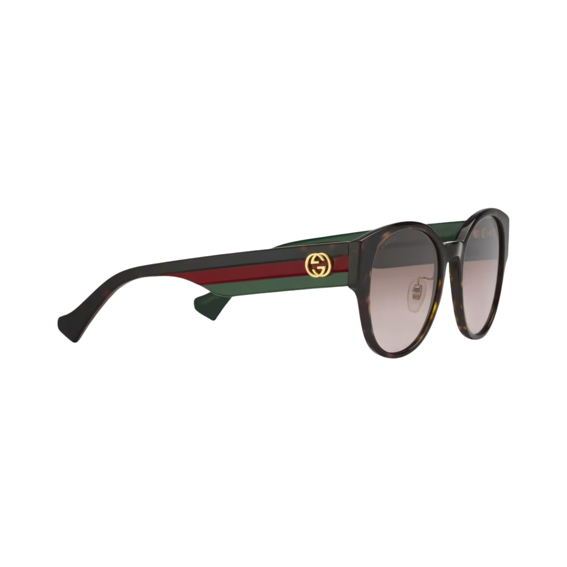 (W) 구찌 지오메트릭 프레임 선글라스 샤이니 다크 브라운 아세테이트((W) Gucci Geometric Frame Sunglasses Shiny Dark Brown Acetate) - 2