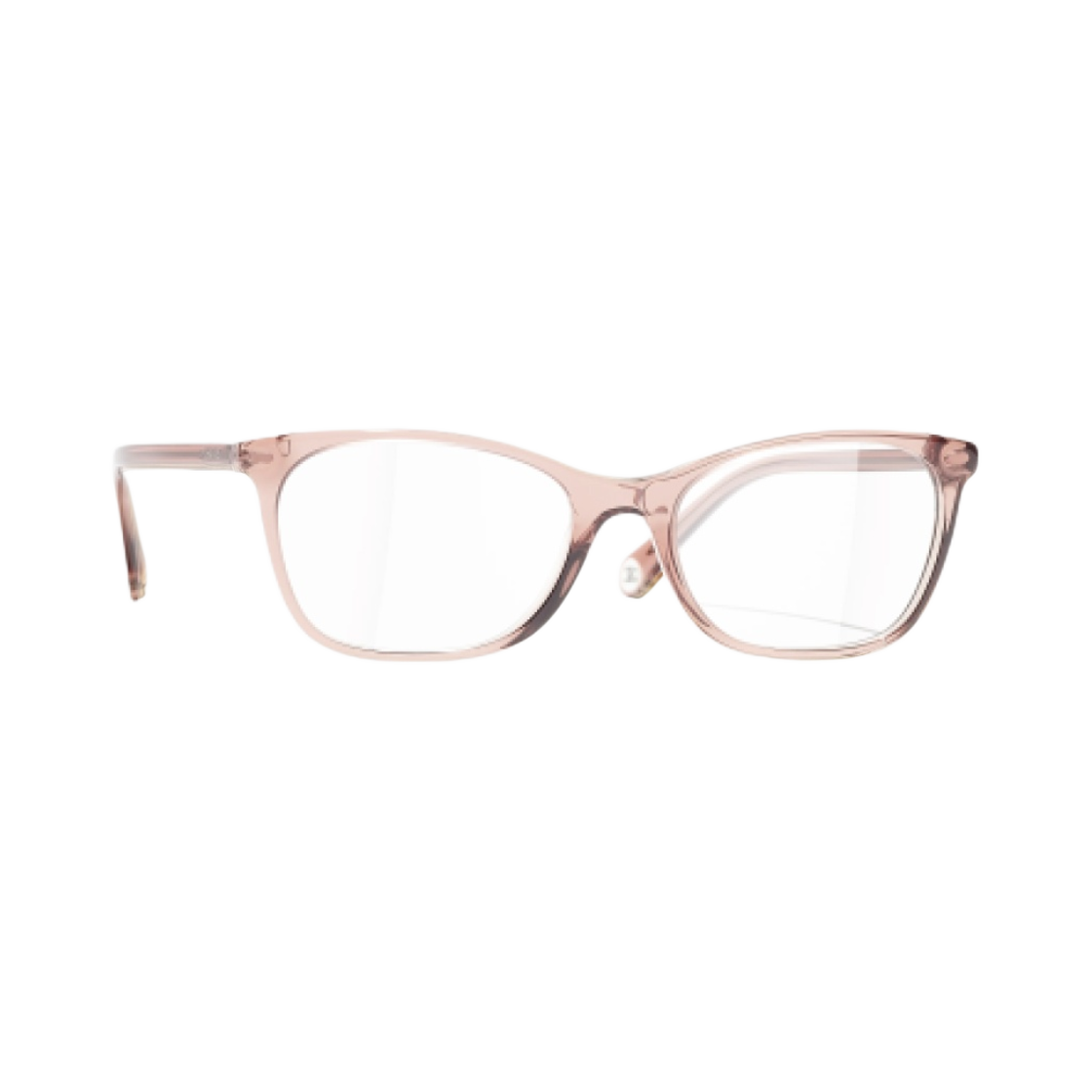 샤넬 스퀘어 프레임 아세테이트 & 투명한 브라운(Chanel Rectangle Eyeglasses Acetate & Transparent Brown) - 2