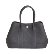 Hermes Neo Garden Party 23 Bag Negonda & Palladium Ardoise