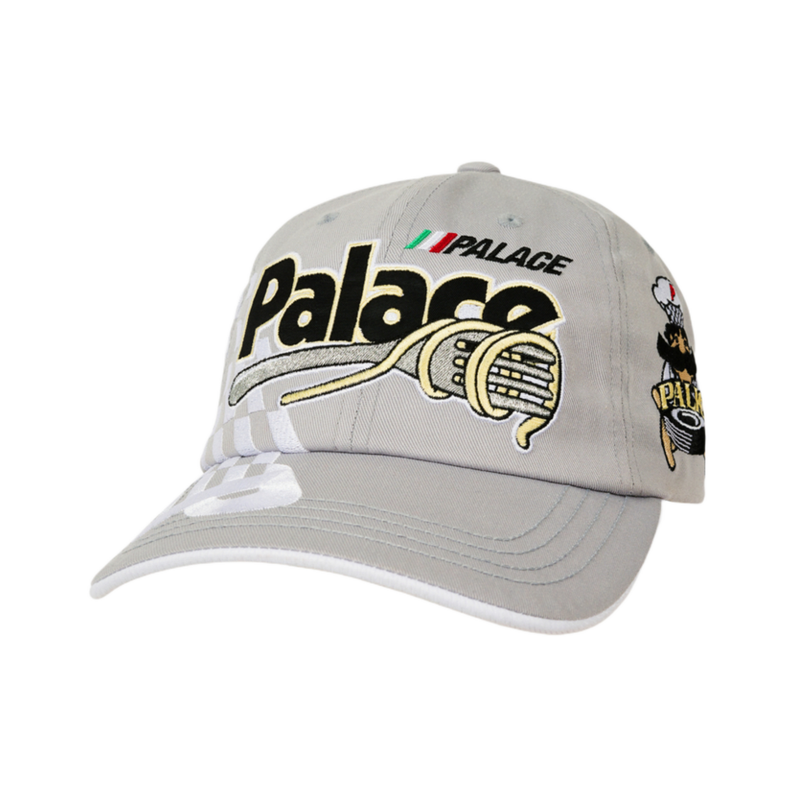 - Palace Palello 6-Panel Grey - 24FW
