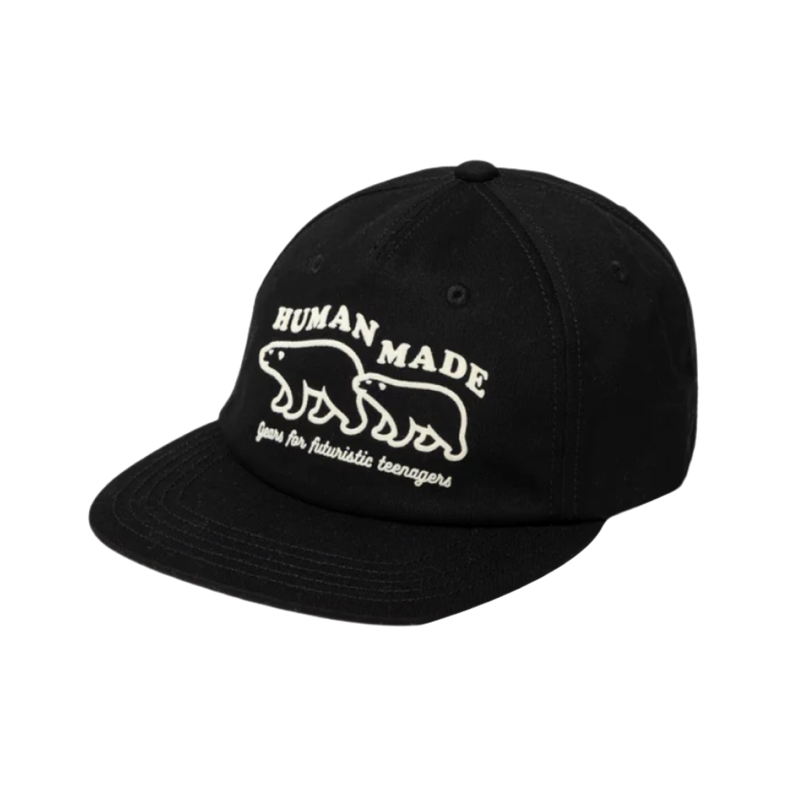 휴먼 메이드 5 패널 캡 #2 블랙