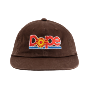 ANNOT DOPE Long Bill Washing Cap Brown