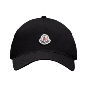 Moncler Logo Baseball Cap Black - 24SS