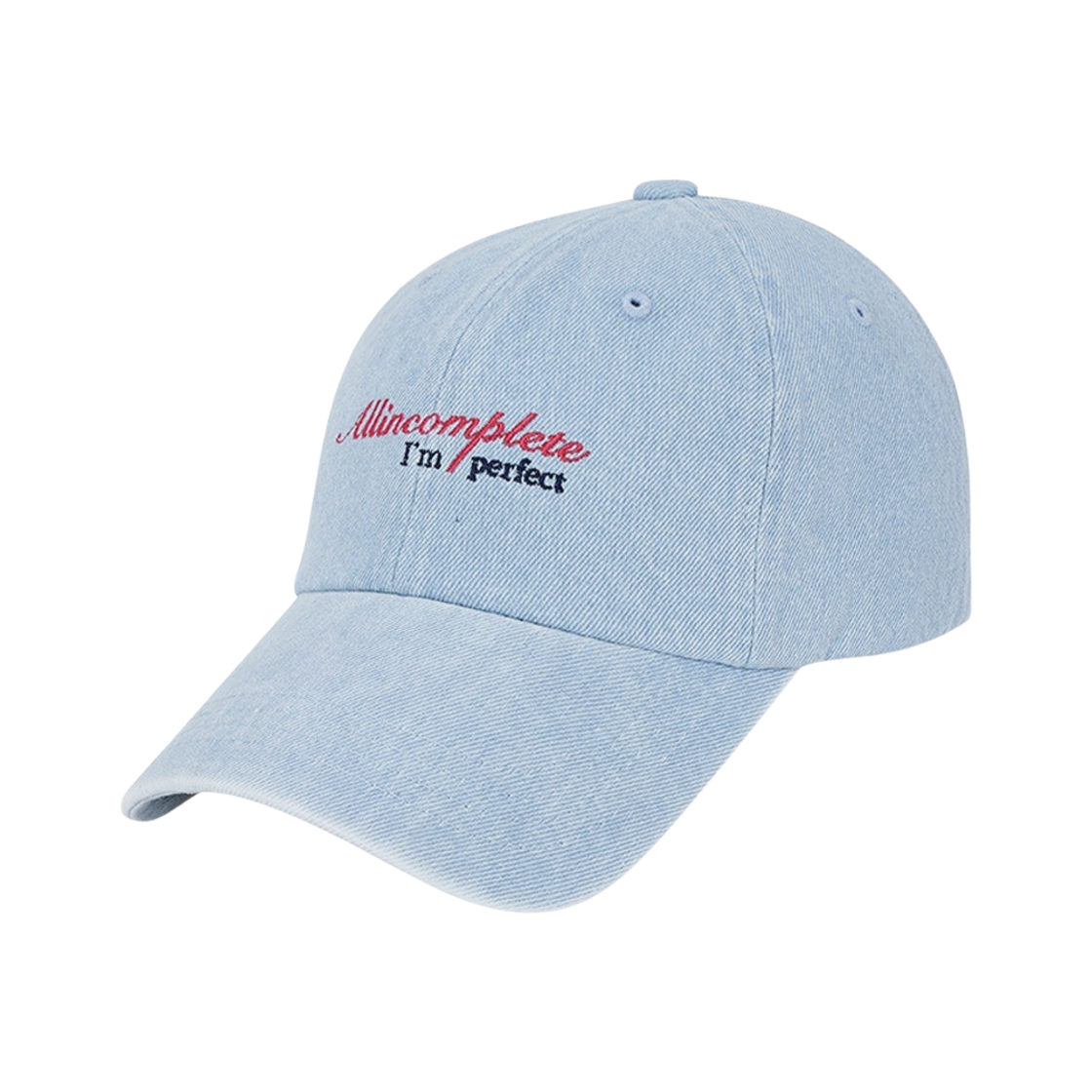 올인컴플리트 퍼펙트 볼캡 라이트 블루 데님