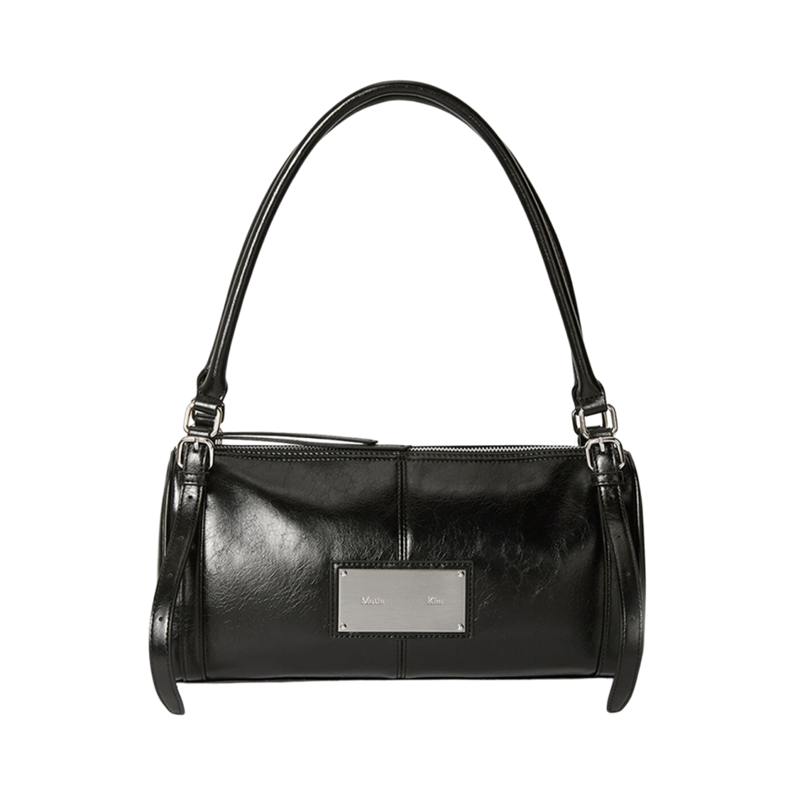 - Matin Kim Buckle Strap Shoulder Bag Black