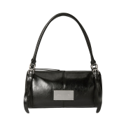 Matin Kim Buckle Strap Shoulder Bag Black