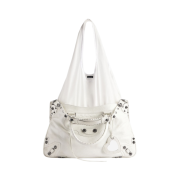 Balenciaga Neo Cagole XL Plus Used Effect Tote Bag White