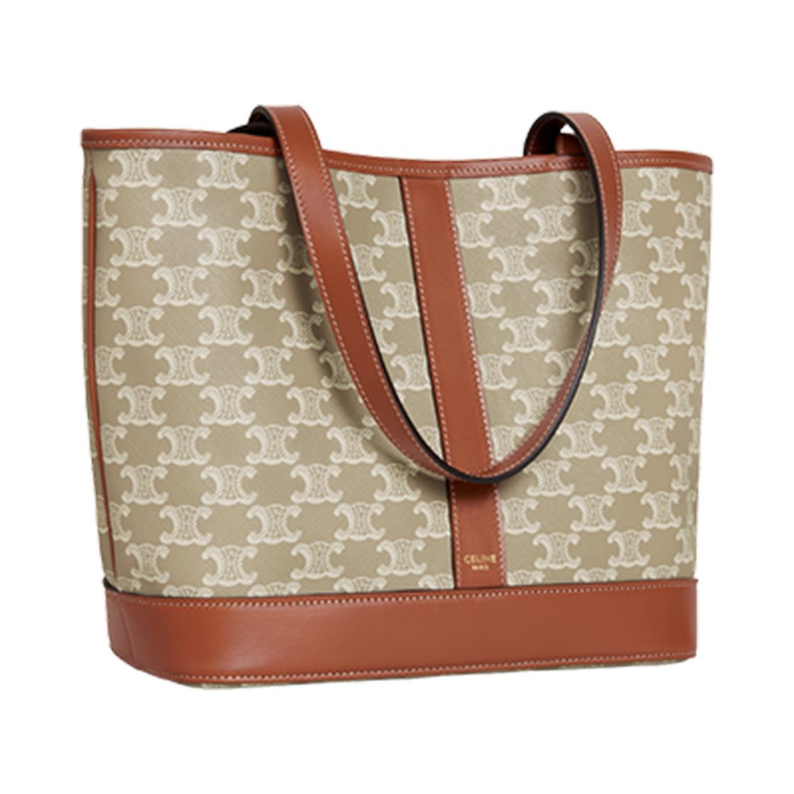 셀린느 스몰 카바스 트리옹프 캔버스 카프스킨 그레지(Celine Small Cabas in Triomphe Canvas Calfskin Grege) - 2