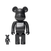Bearbrick x Oasis Black Rubber 100% & 400% Set