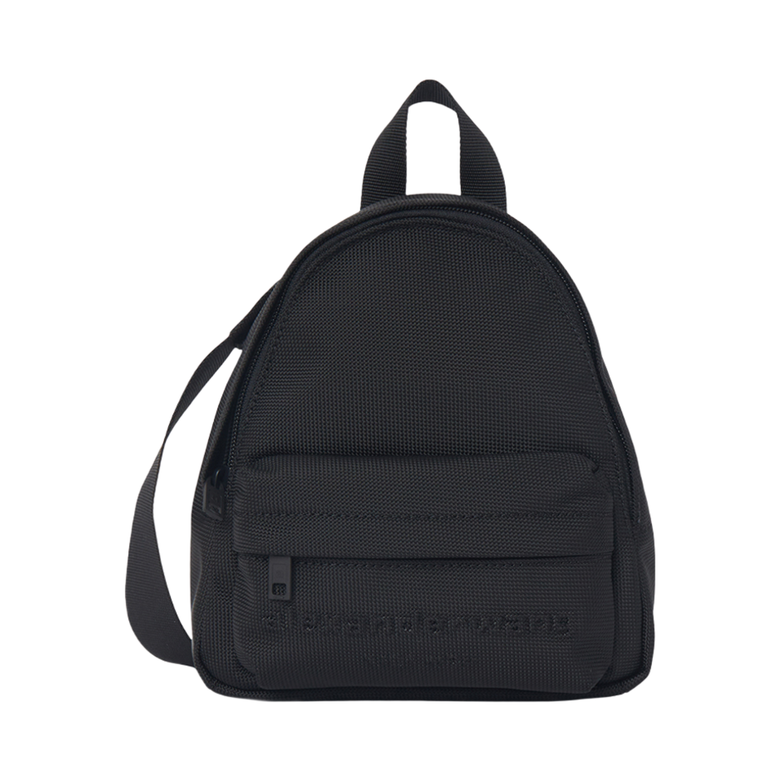 20125B93T001 Alexander Wang Canvas Punch Mini Sling Backpack Black