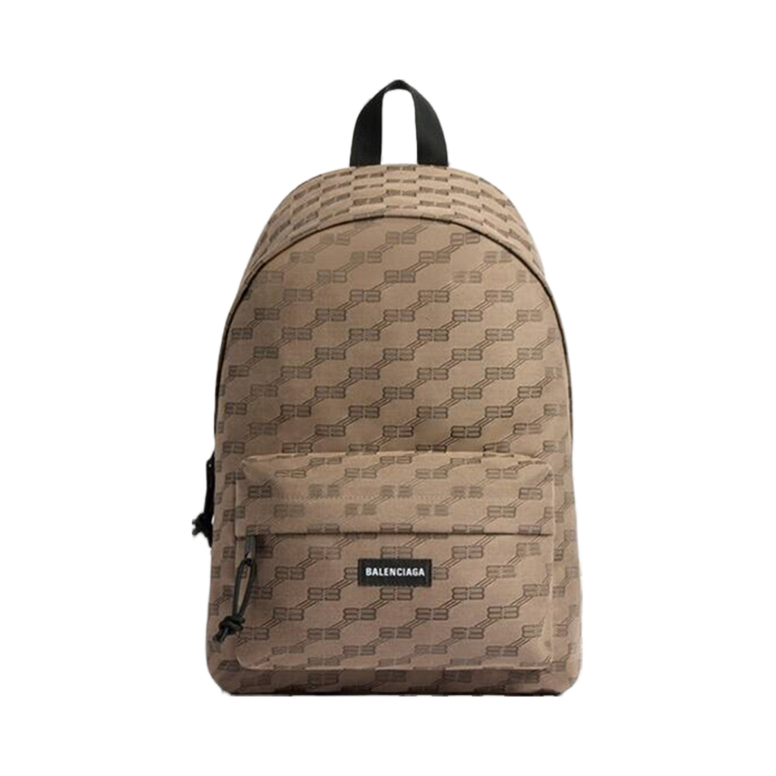 발렌시아가 시그니쳐 미디움 백팩 BB 모노그램 자카드 캔버스 베이지(Balenciaga Signature Medium Backpack BB Monogram Jacquard Canvas Beige) - 1