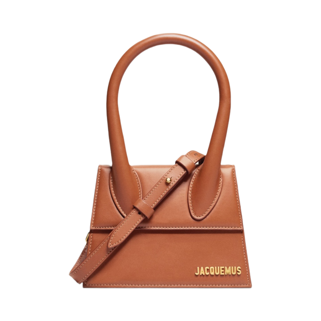 자크뮈스 르 치키토 모옌 시그니쳐 핸드백 라이트 브라운(Jacquemus Le Chiquito Moyen Signature Handbag Light Brown) - 1