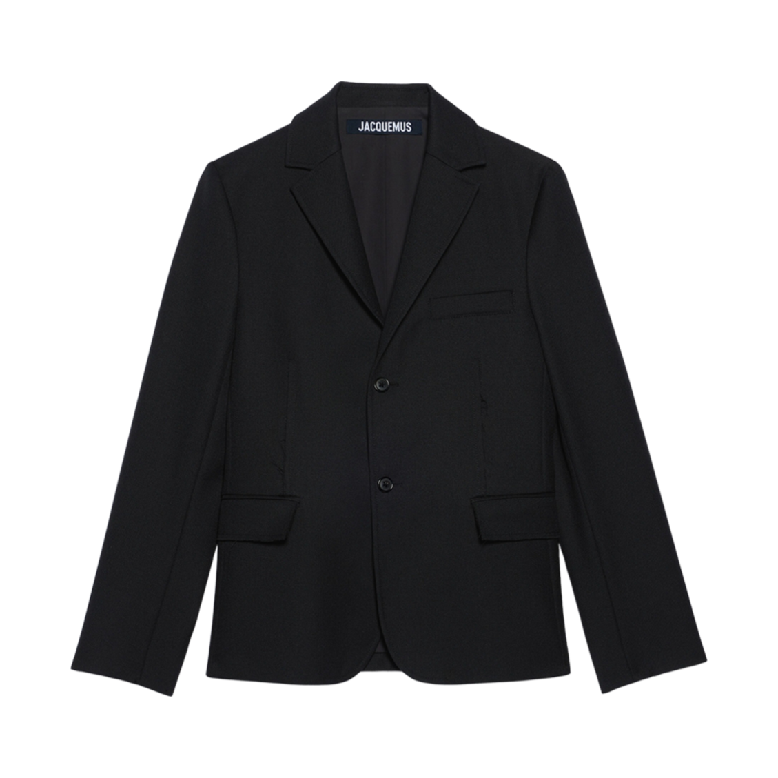 자크뮈스 라 베스트 디스그레기 디컨스트럭티드 블레이저 블랙(Jacquemus La Veste Disgreghi Deconstructed Blazer Black) - 1