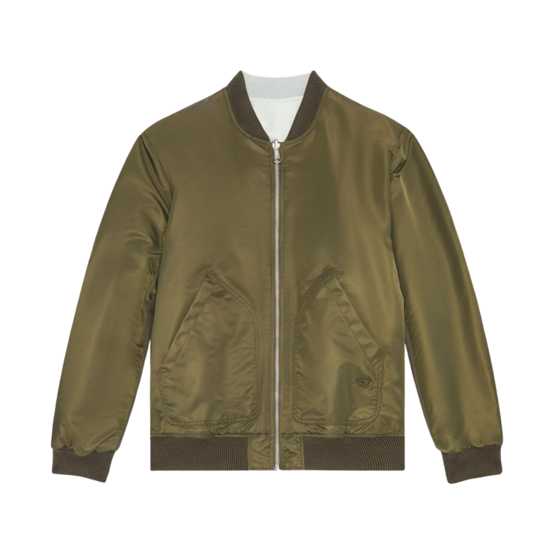 디젤 J-매트 리버시블 지퍼 봄버 자켓 밀리터리 그린