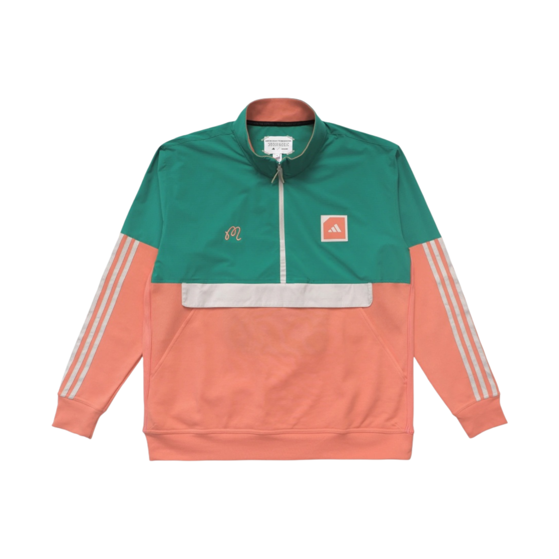 - Malbon Golf x Adidas ADX Anorak Court Green