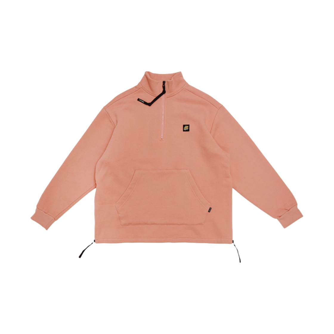 플랫웨이브 플로드 하프 집업 스웨트셔츠 핑크(Flatwave Flod Half Zip Up Sweatshirt Pink)
