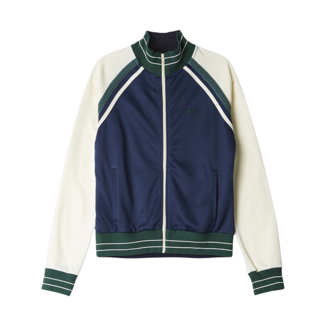 웨일스 보너 콜라 트랙탑 네이비(Wales Bonner Kola Tracktop Navy)