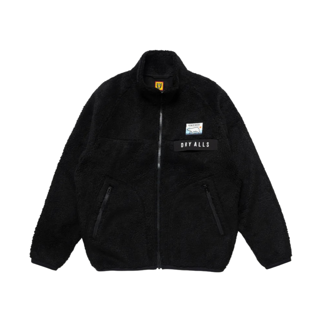 휴먼 메이드 보아 플리스 자켓 블랙(Human Made Boa Fleece Jacket Black) - 1
