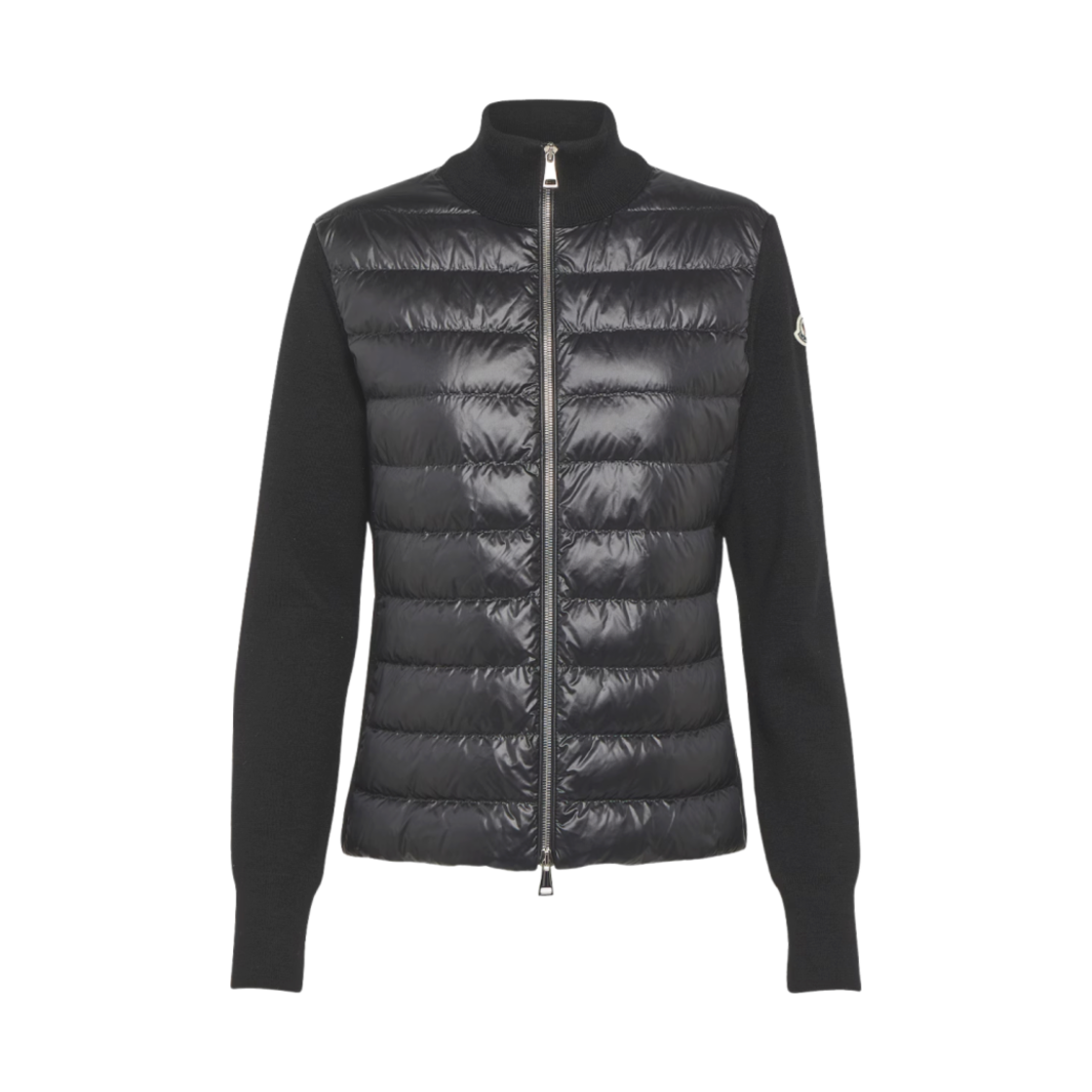 (W) 몽클레르 패딩 울 가디건 블랙 - 24FW