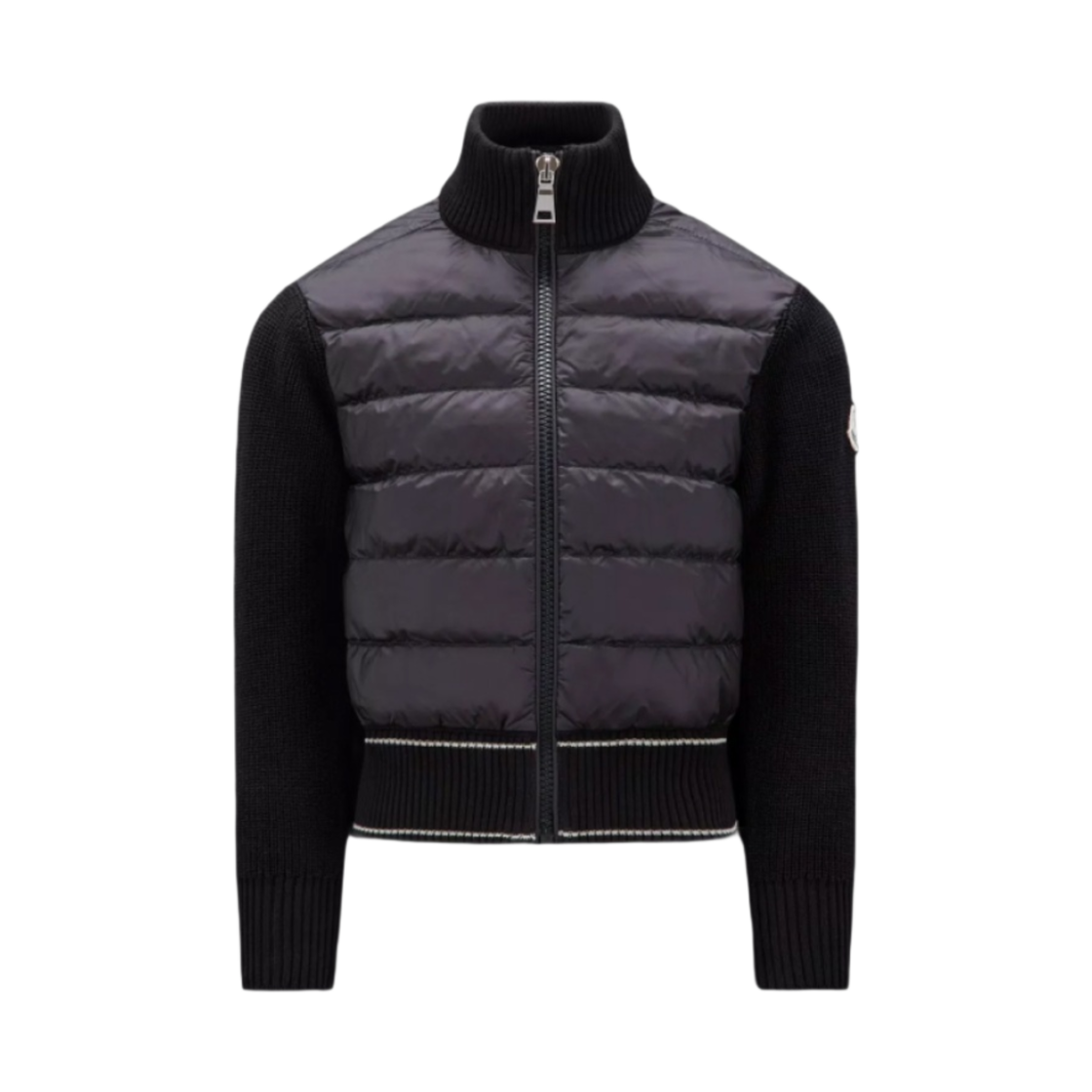 I1-954-9B00001-M1447-999 (Kids) Moncler Padded Cotton Cardigan Black - 23SS