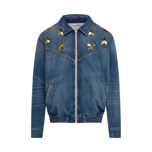 関税込 CELINE teddy jacket in clean ocean breathe wash denim W) 셀린느 워시 데님 테디 자켓 클린 오션 브리드 | Celine | KREAM
