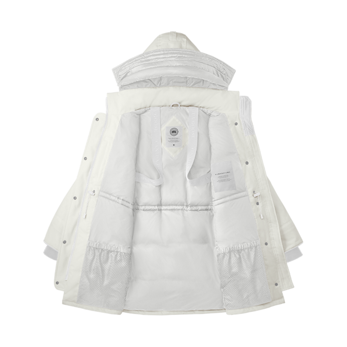 (W) 캐나다 구스 트릴리움 파카 휴먼네이처 토날 라벨 그레이지((W) Canada Goose Trillium Parka Humanature Tonal Label Greige) - 2