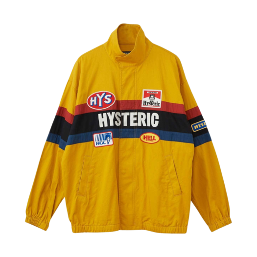 히스테릭 글래머 헬 패치 레이싱 자켓 블랙 | Hysteric Glamour