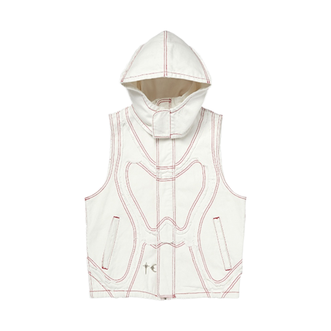 떠그 클럽 케이브 데님 베스트 화이트(Thug Club Cave Denim Vest White) - 1
