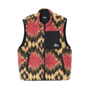 Stussy Fillmore Sherpa Vest Mustard