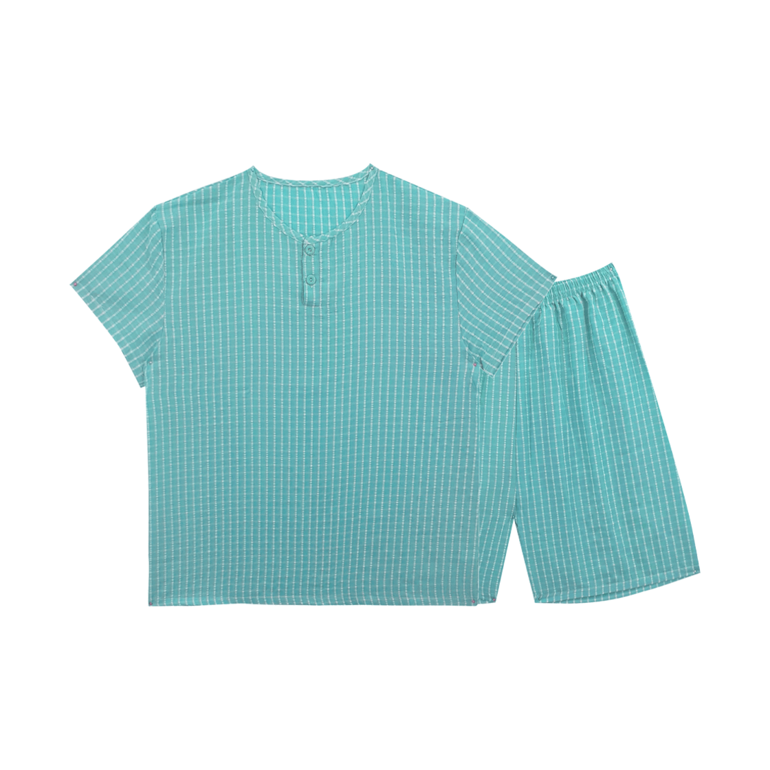 [3% 적립] 에이원 쿨 엠보 반팔 잠옷 세트 민트([3% 적립] AONE Cool Emboss Short Sleeve Pajamas Set Mint)