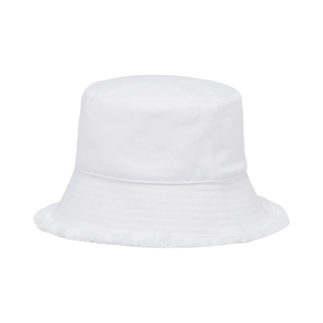 (W) 프라다 드릴 버킷햇 화이트((W) Prada Drill Bucket Hat White) - 2