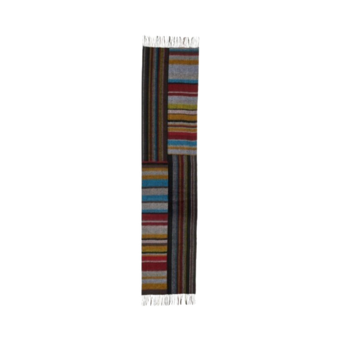 M1A-150K-L572-92 Paul Smith Artist Stripe Signature Scarf Multi Color