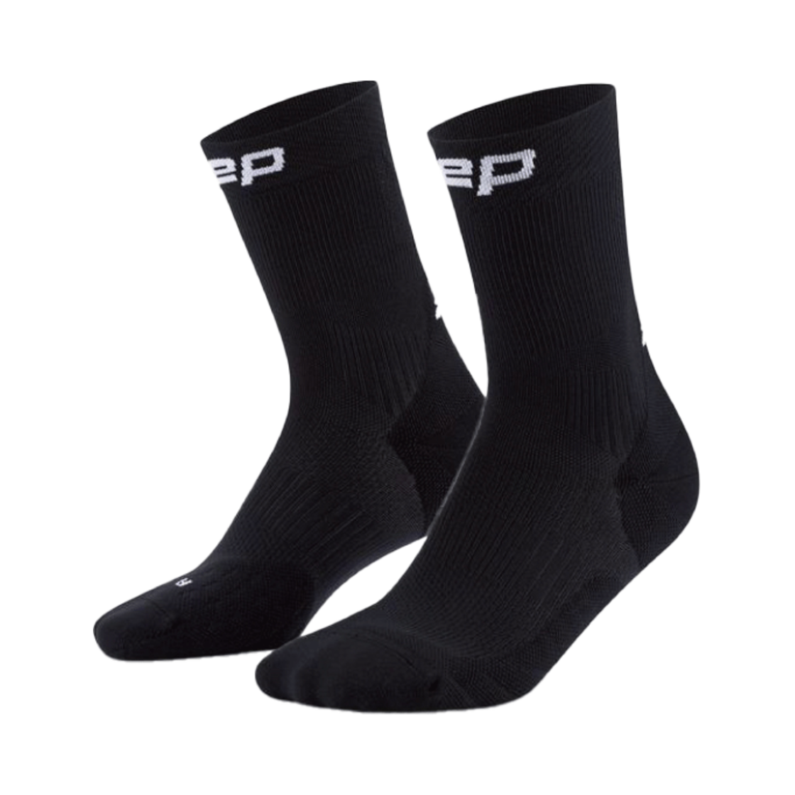 CEP 코어 런 미드컷 삭스 V5 블랙(CEP Core Run Mid Cut Socks V5 Black)