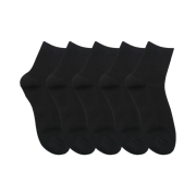 [3% 적립] (W) Aone Premium Knit Mini Socks 5-Pack Black