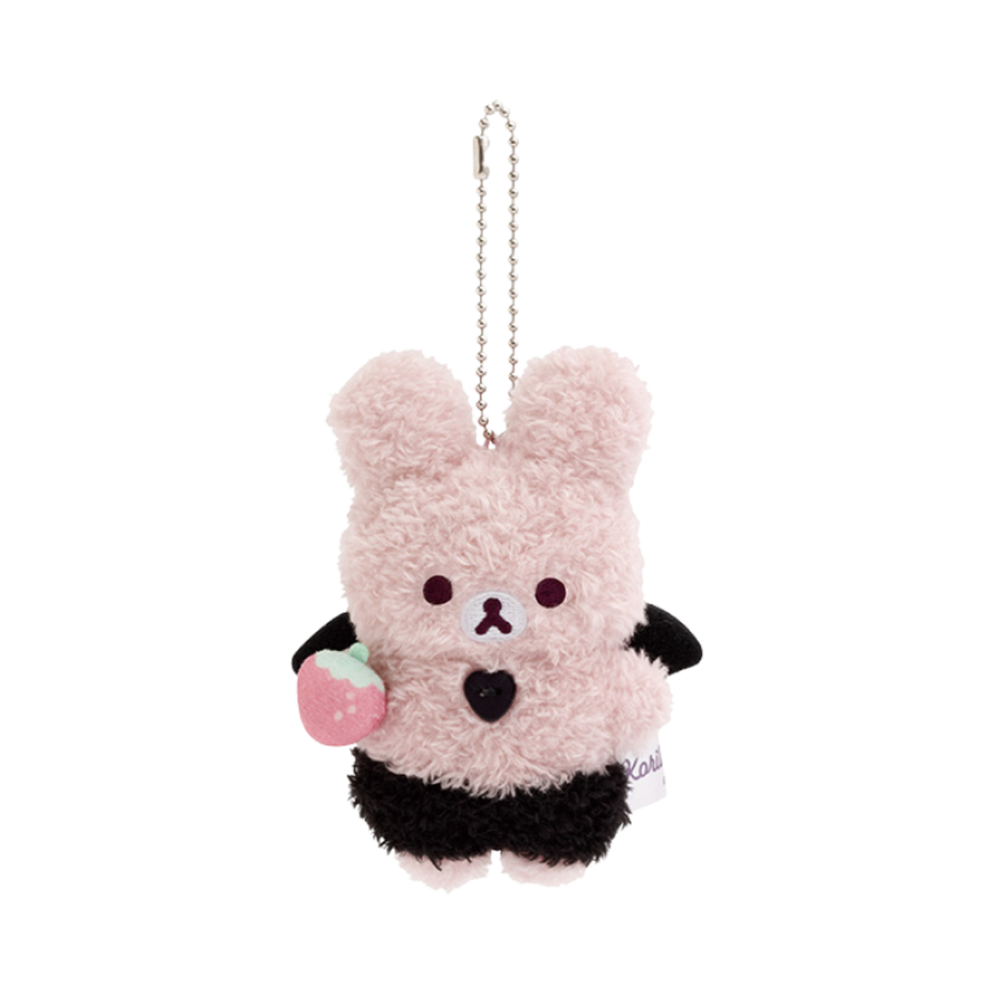 산엑스 리락쿠마 작은 악마 기분 키링 핑크 토끼(San-X Rilakkuma Little Devil Feeling Keyring Pink Bunny)