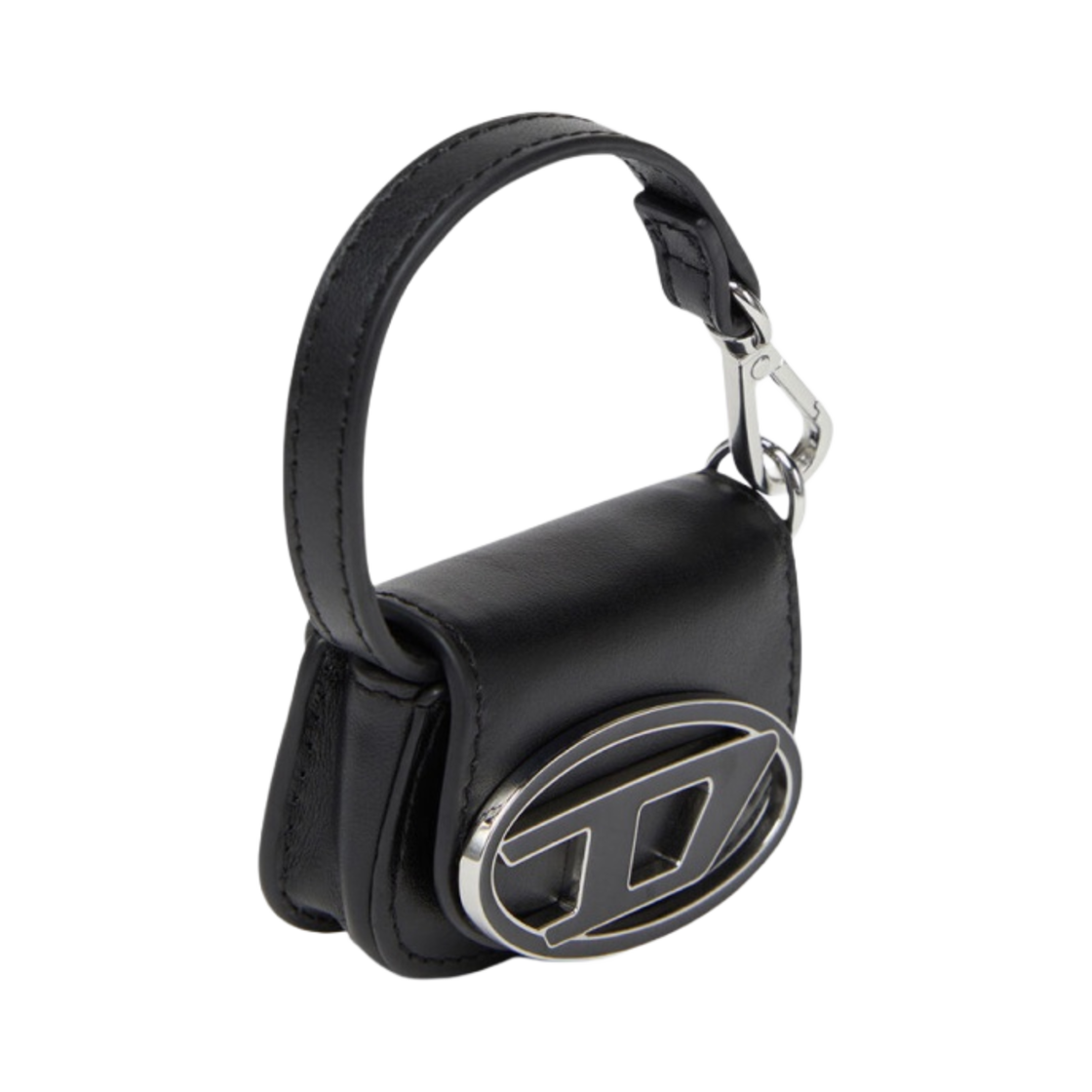 디젤 1DR 마이크로 레더 백 참 블랙(Diesel 1DR Micro Leather Bag Charm Black) - 2