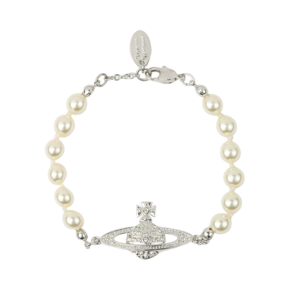 비비안 웨스트우드 미니 바스 릴리프 브레이슬릿 실버(Vivienne Westwood Mini Bas Relief Bracelet Silver)