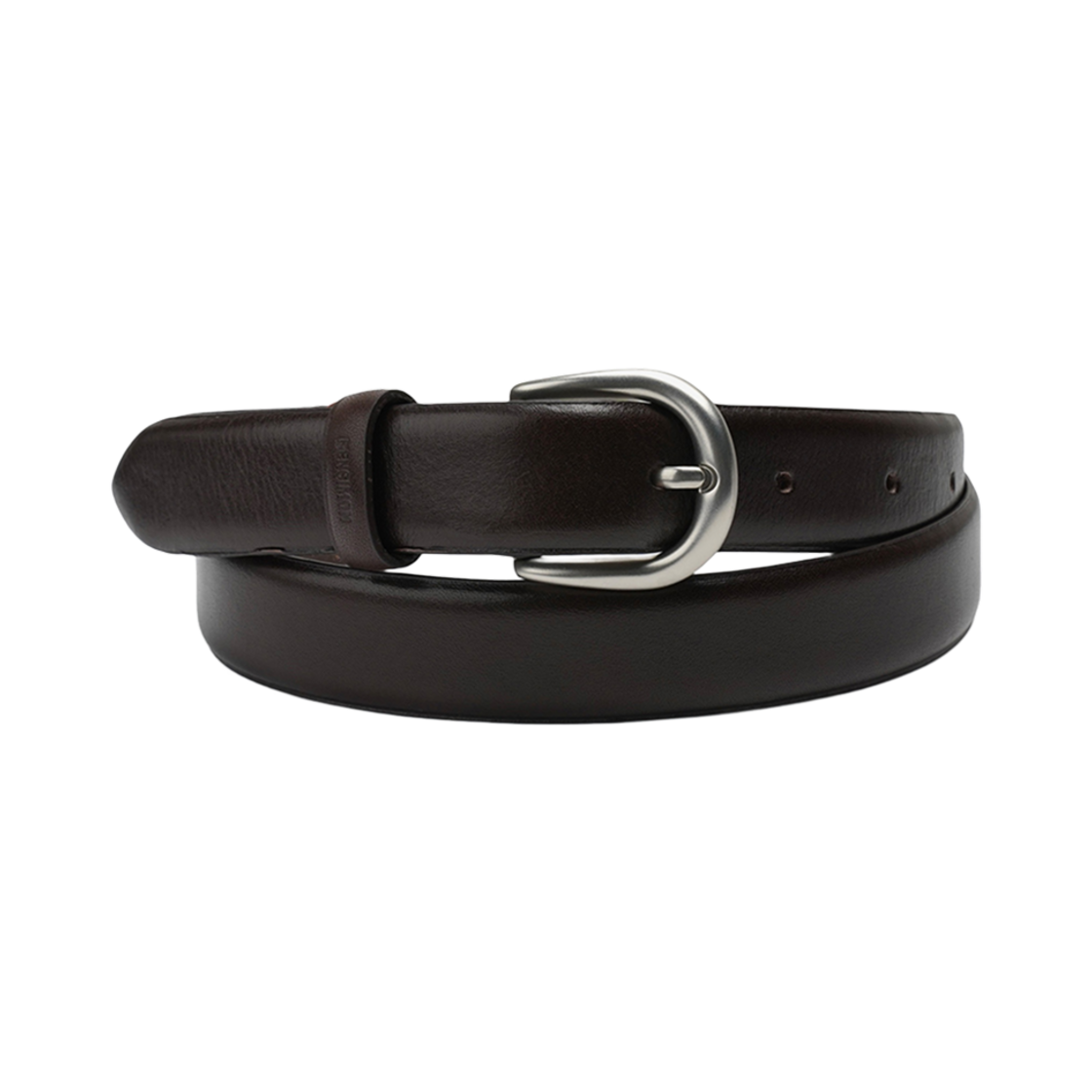 벤시몽 베이직 레더 벨트 다크 브라운(Bensimon Basic Leather Belt Dark Brown)