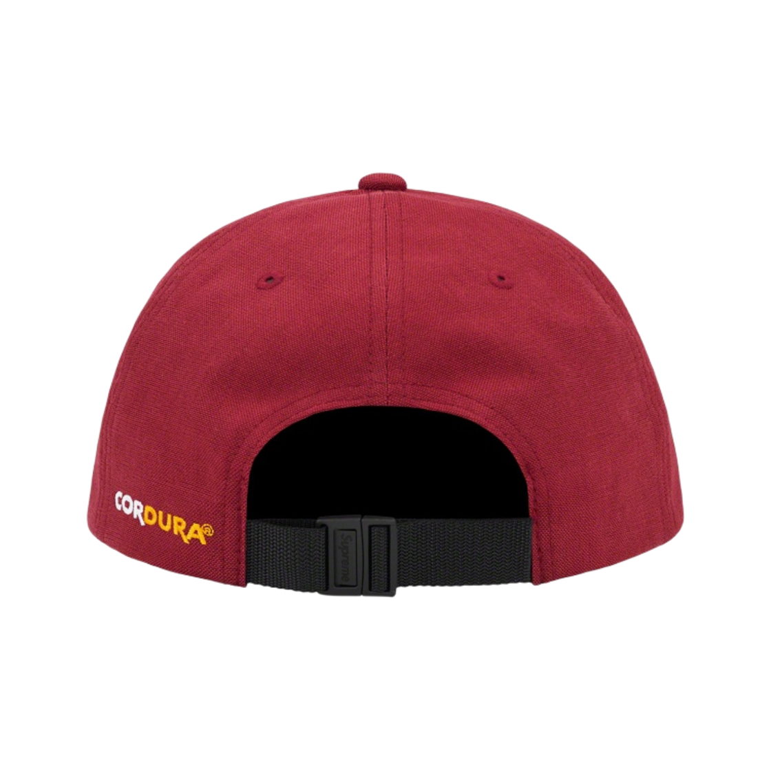 슈프림 브러쉬드 코듀라 스몰 박스 6-패널 캡 버건디 - 22FW(Supreme Brushed Cordura Small Box 6-Panel Burgundy - 22FW) - 2