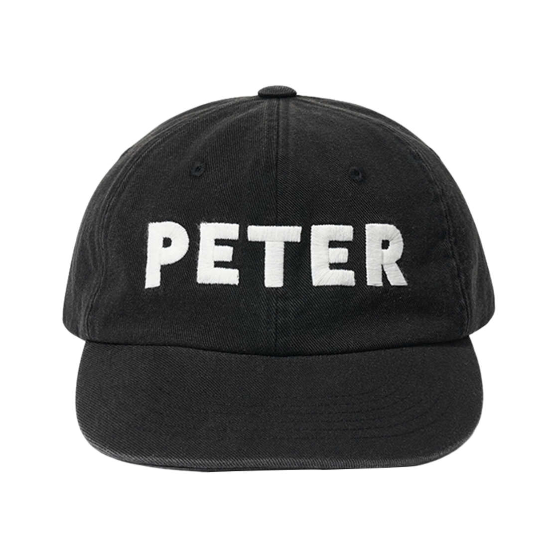 마이 네임 이즈 피터 6 패널 피터 캡 블랙(My Name is Peter 6-Panel Peter Cap Black)