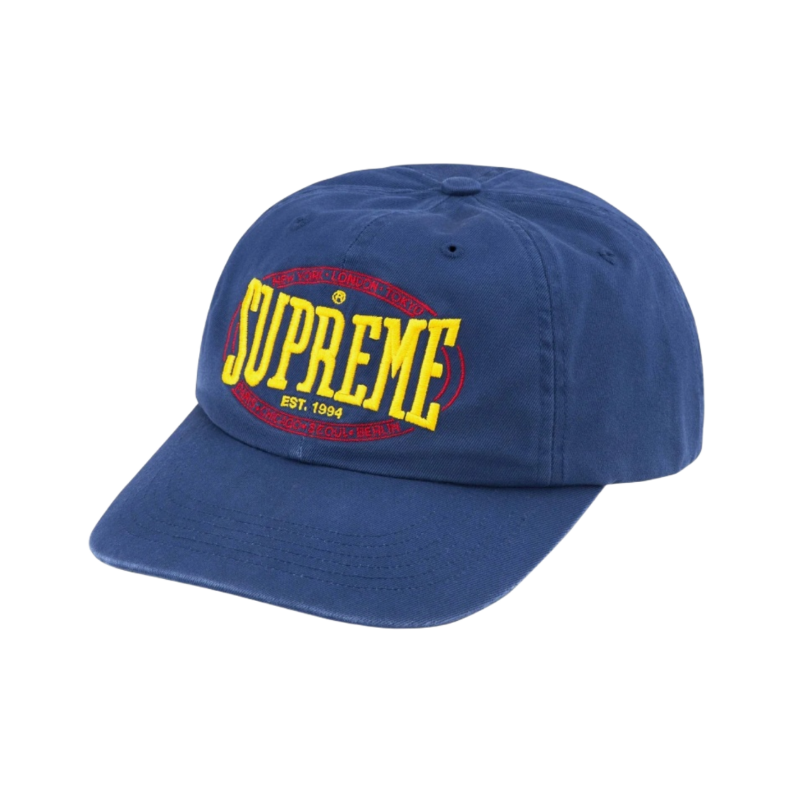 슈프림 웜 업 6 패널 네이비 - 23FW