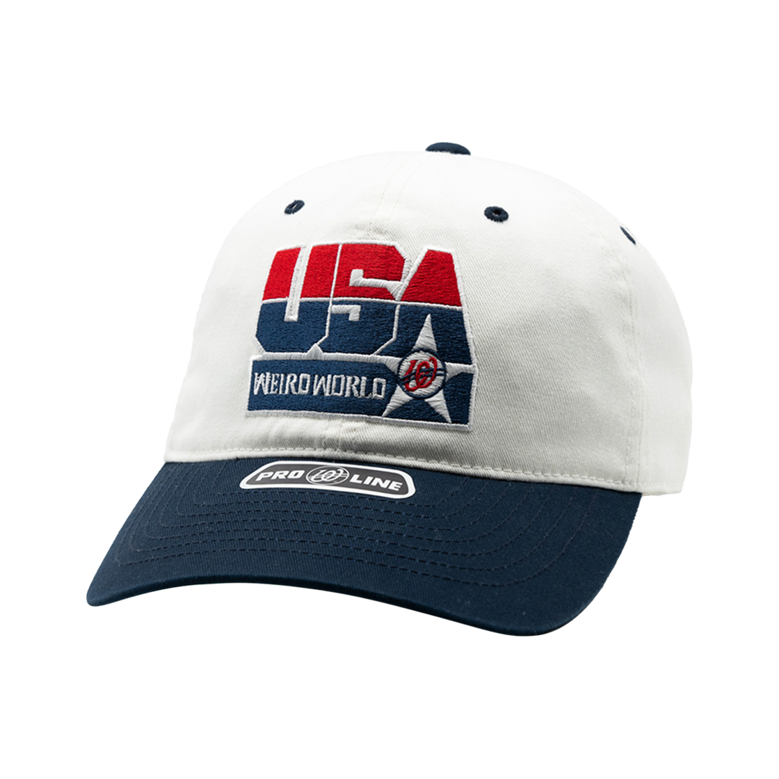 W25ISS09-IVY Weird world 1996 Dream Team Two Tone Ball Cap Ivory