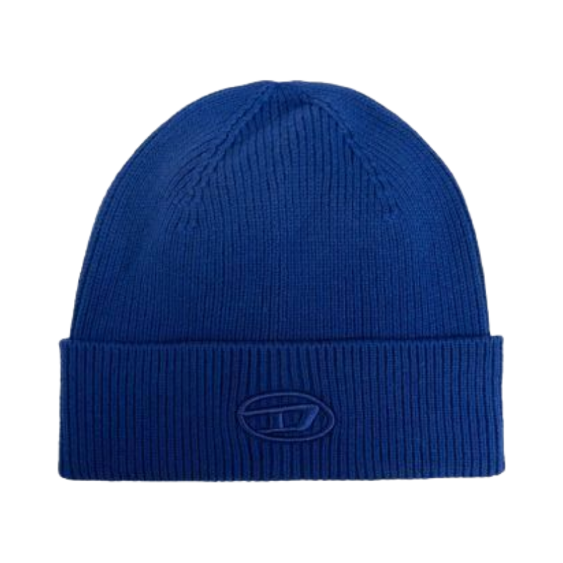 디젤 D 자수 K-코더-풀리 B 립드 비니 블루