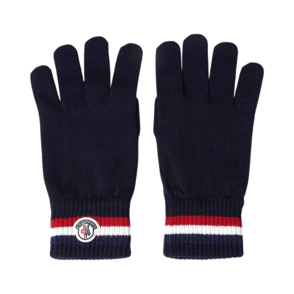 몽클레르 울 밴드 글러브 나이트 블루 - 24FW(Moncler Wool Band Gloves Night Blue - 24FW) - 1