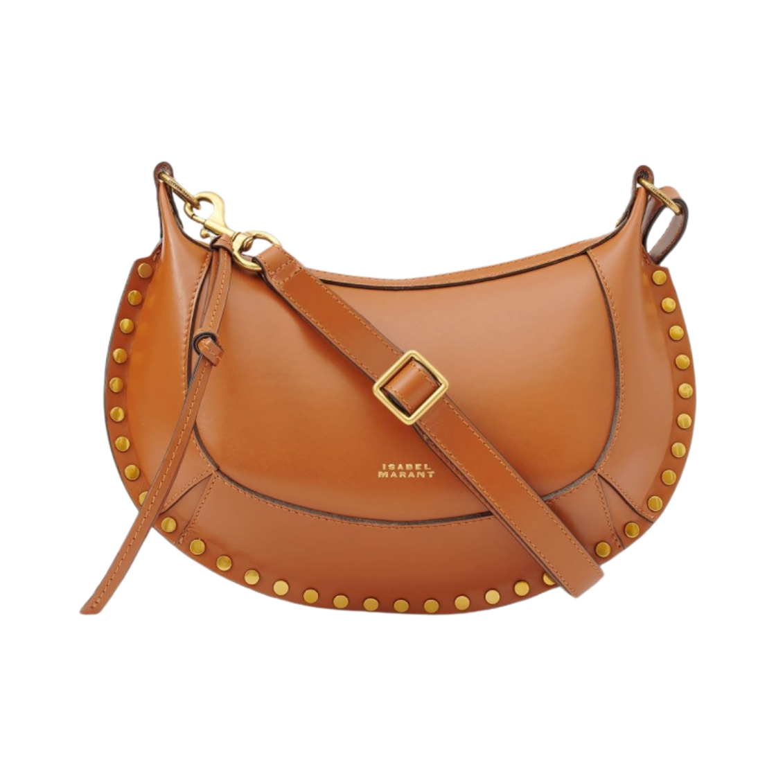 PP0003FA-A1C01M-50CO Isabel Marant Oscan Moon Bag Cognac