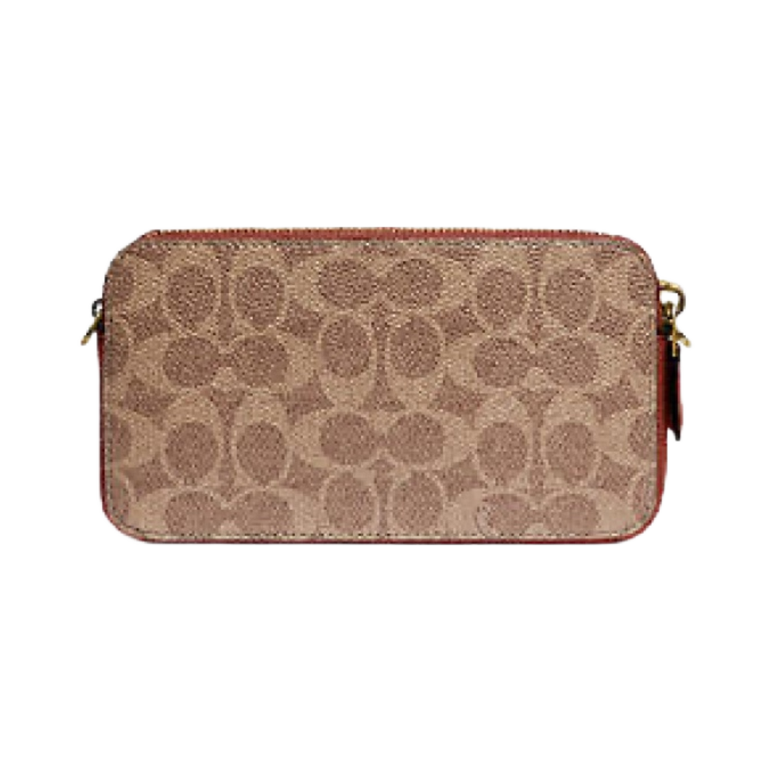 코치 키라 크로스바디백 컬러블록 시그니쳐 캔버스 탄 러스트(Coach Kira Crossbody Bag in Colorblock Signature Canvas Tan Rust) - 4