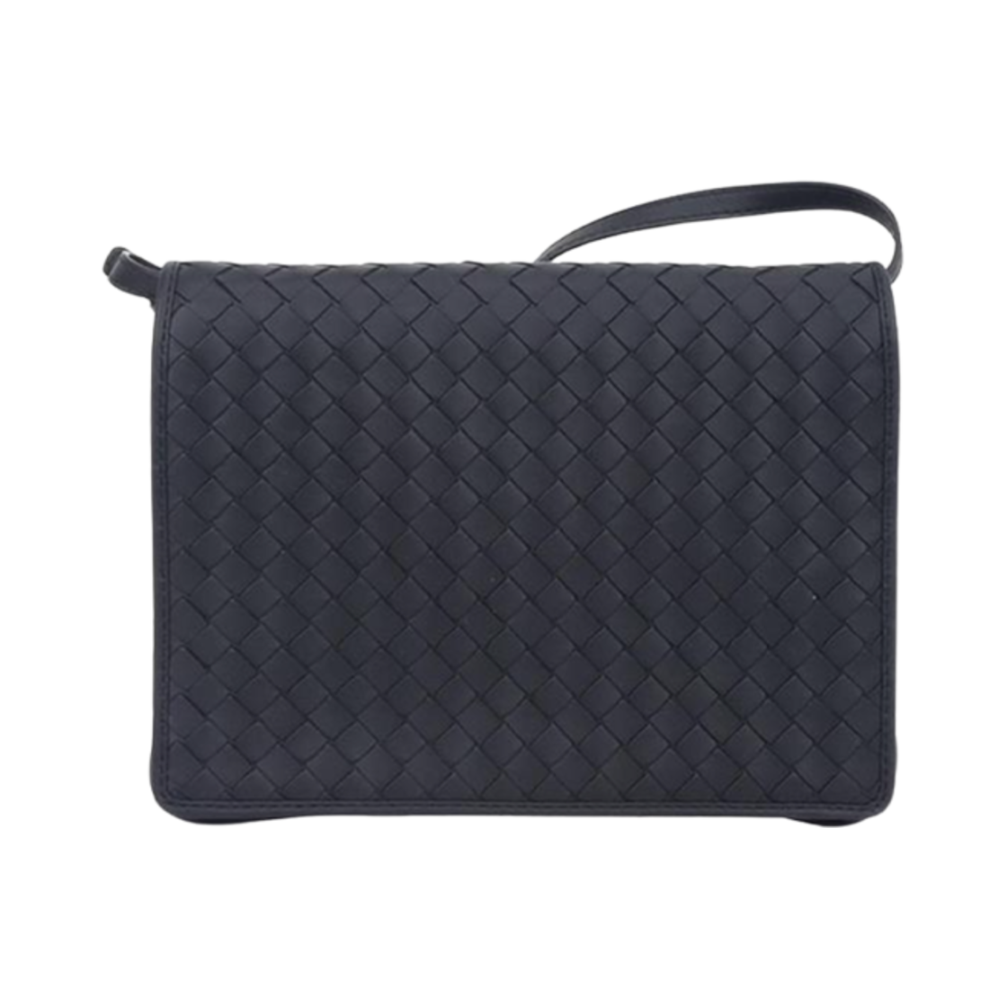 570183V3UN11275 Bottega Veneta Intrecciato Crossbody Bag Black