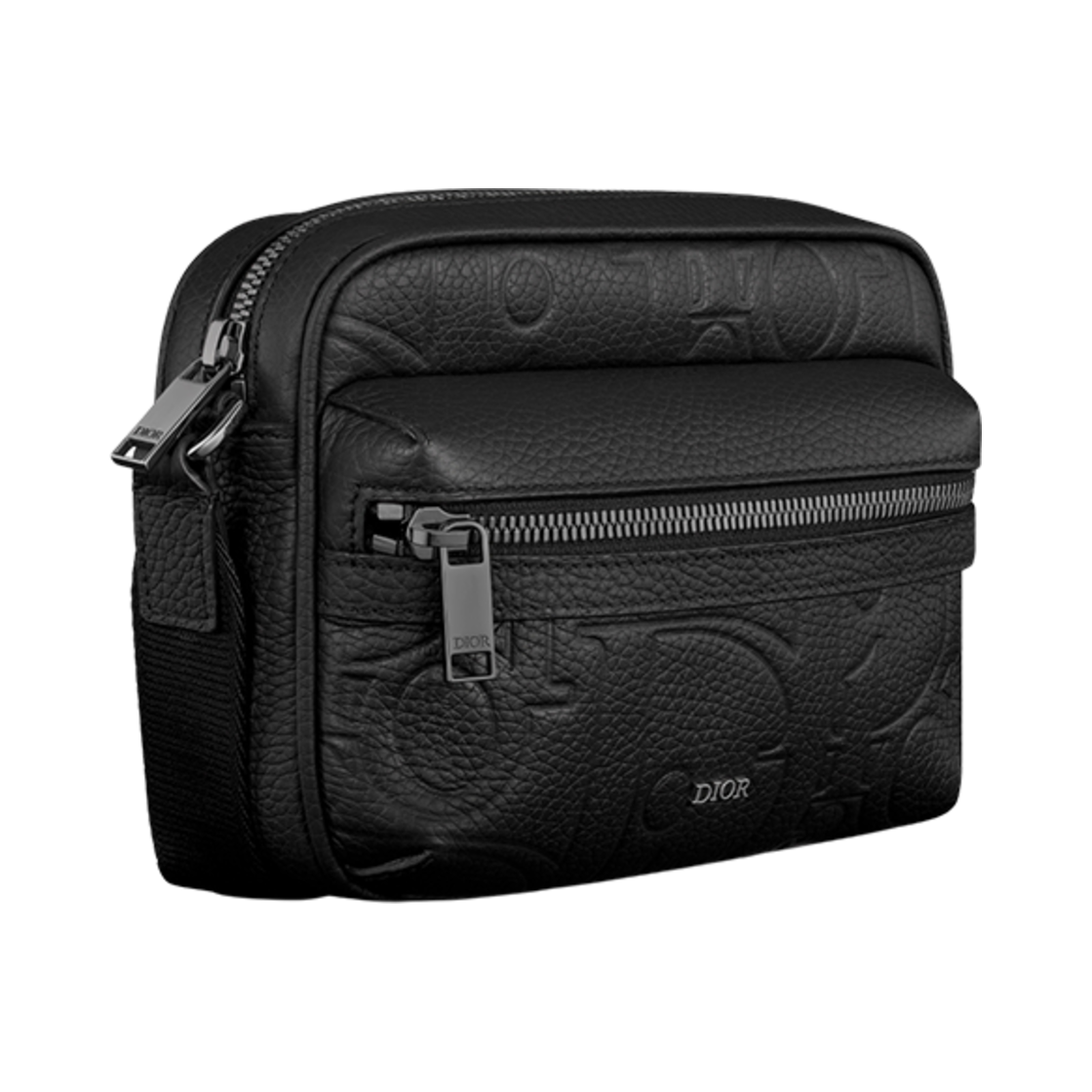 디올 미니 라이더 2.0 집 메신저백 디올 그래비티 레더 앤 그레인드 카프스킨 블랙(Dior Mini Rider 2.0 Zipped Messenger Bag Dior Gravity Leather and Grained Calfskin Black) - 2