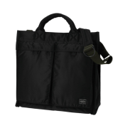 Porter PX Tanker 2Way Vertical Tote Bag L Black