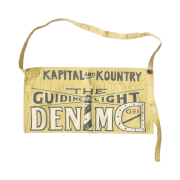 Kapital Canvas Short Apron Guiding Light Light Yellow